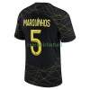 Maillot de Supporter Paris Saint-Germain MARQUINHOS 5 Quatrième Jordan 22-23 Pour Homme